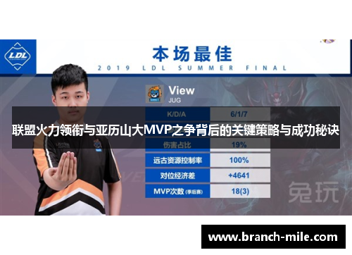 联盟火力领衔与亚历山大MVP之争背后的关键策略与成功秘诀