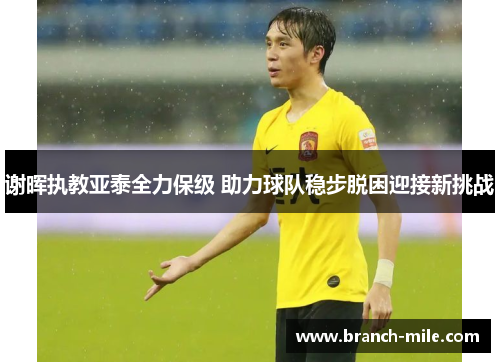 谢晖执教亚泰全力保级 助力球队稳步脱困迎接新挑战 谢晖执教亚泰全力保级 助力球队稳步脱困迎接新挑战